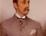 Portrait Of Josiah Caldwell - 安东尼·弗雷德里克·奥古斯塔斯·桑迪斯